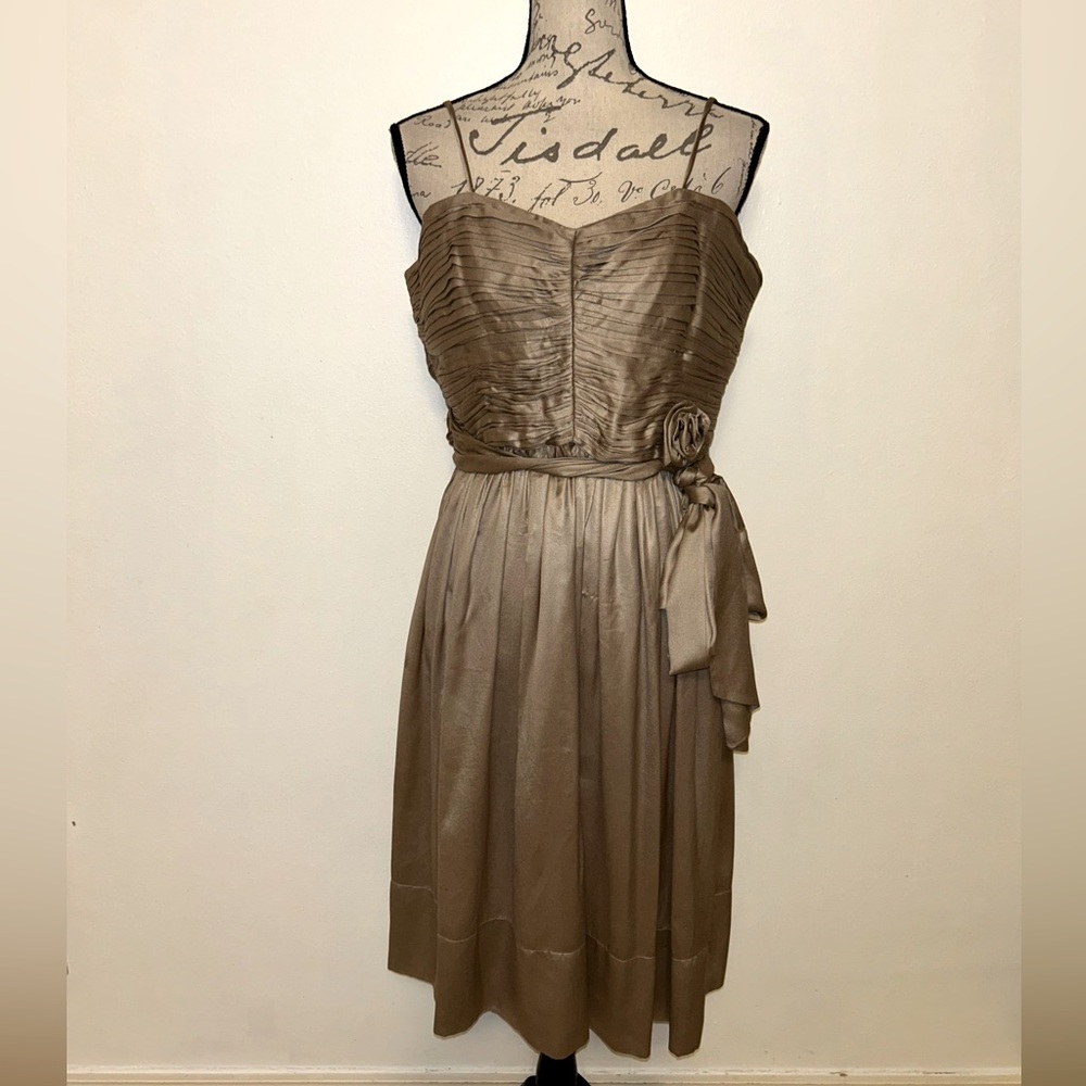 🤎BCBG Maxazria Gold Formal Dress🤎